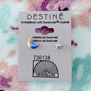 Swarovski Crystal Earrings ⭐️🌙